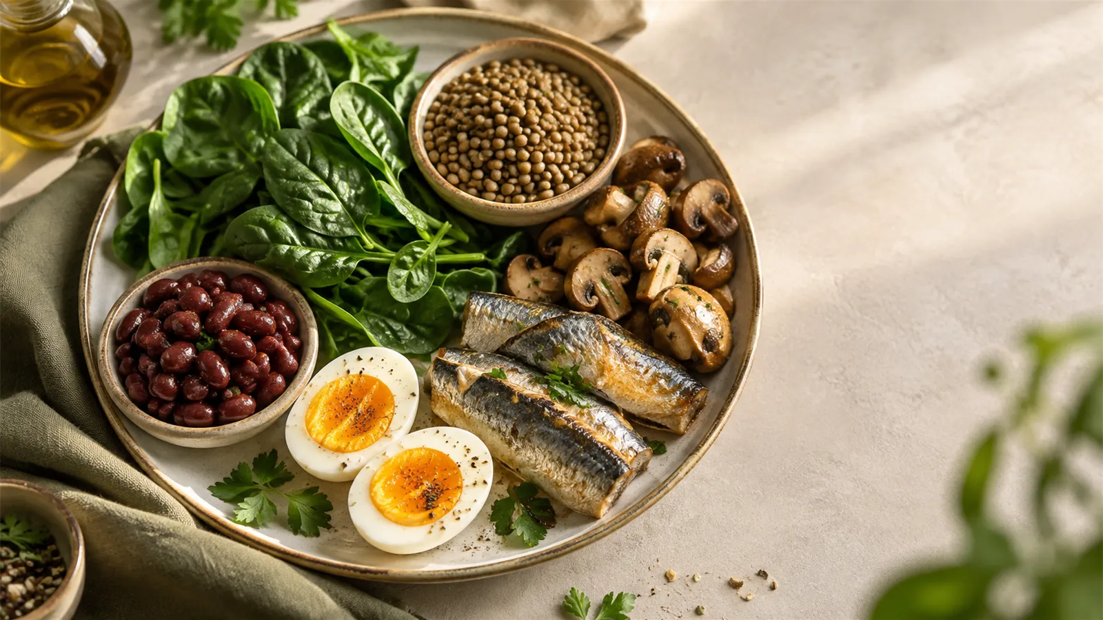 Ferro, vitamina D e B12: o que os nutrientes têm a ver com a queda